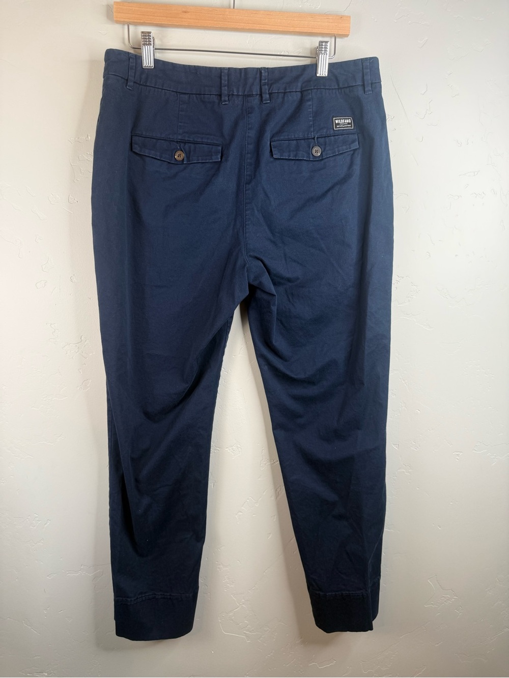 Wildfang The Essential Trouser Navy Blue Women’s Size 10 - Picture 6 of 13
